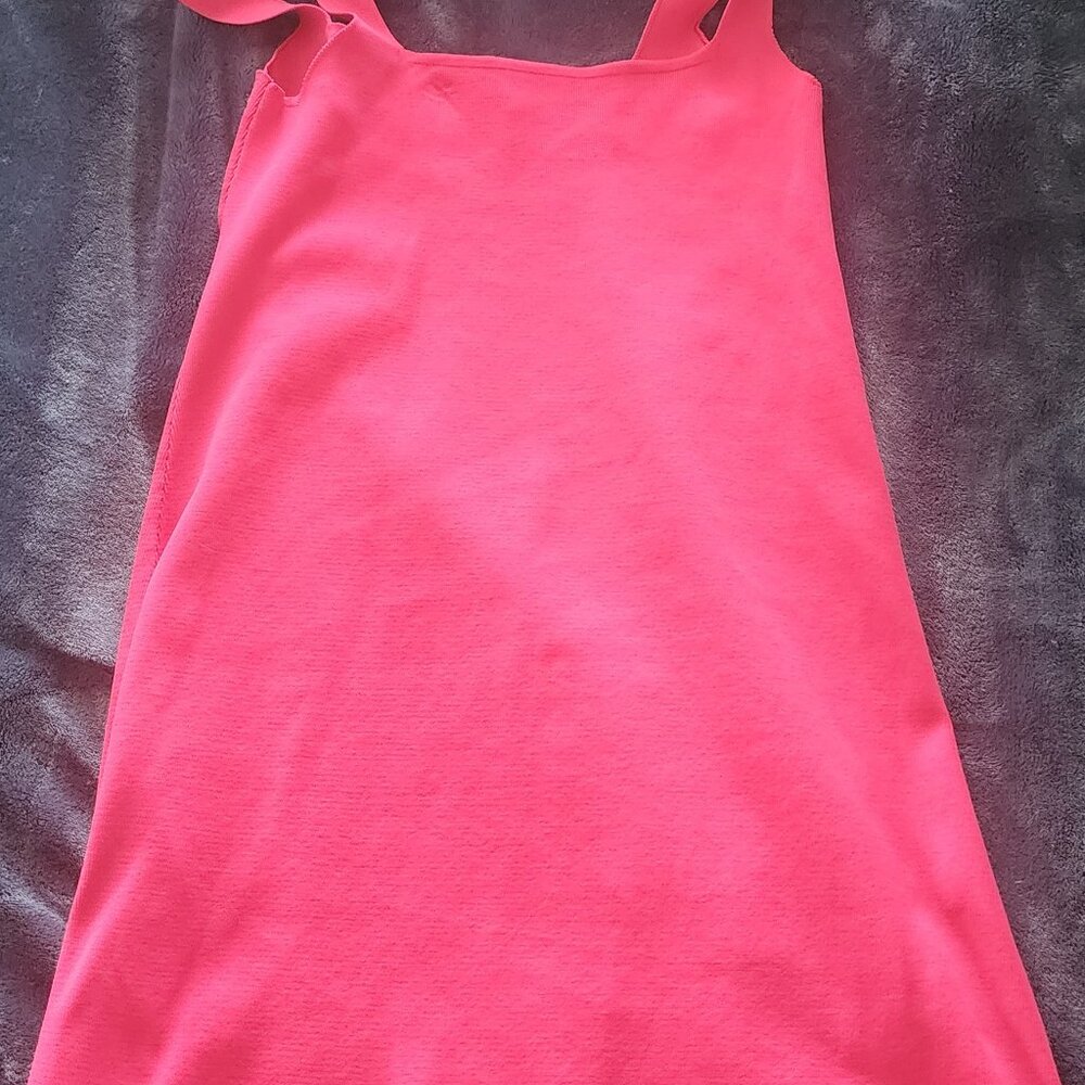 Zara Pink Shell Mini Dress - Picture 7 of 7